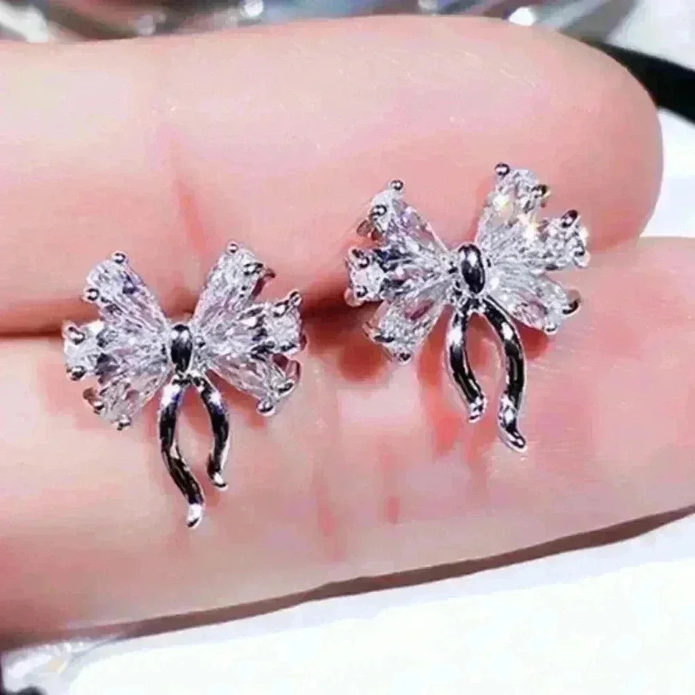 🔥 Unique Creative Designer Cute Bow Knot Stud Earrings, GPMB1534